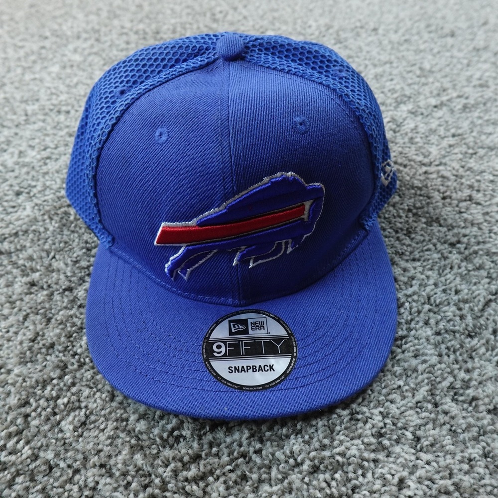 Buffalo Bills Hat Cap Mens One Size Snap Back Blue NFL Football 9FIFTY New Era